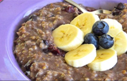 Blueberry and Banana Steel Cut Oats Recipe